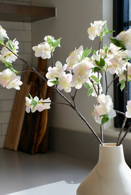 Faux Apple Blossom branch